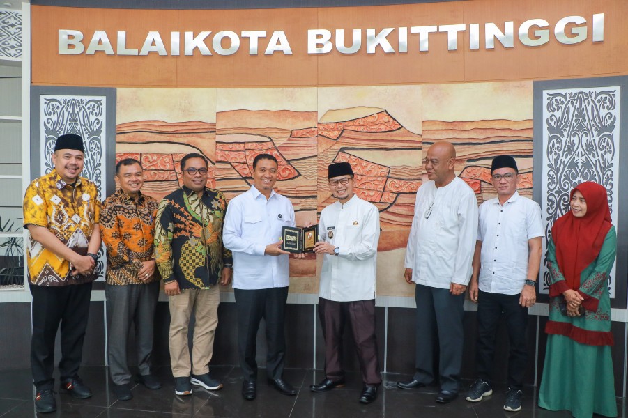 Wawako Bukittinggi Sambut Kunjungan Kerja Wawako Pekanbaru, Bahas Pengelolaan Sampah