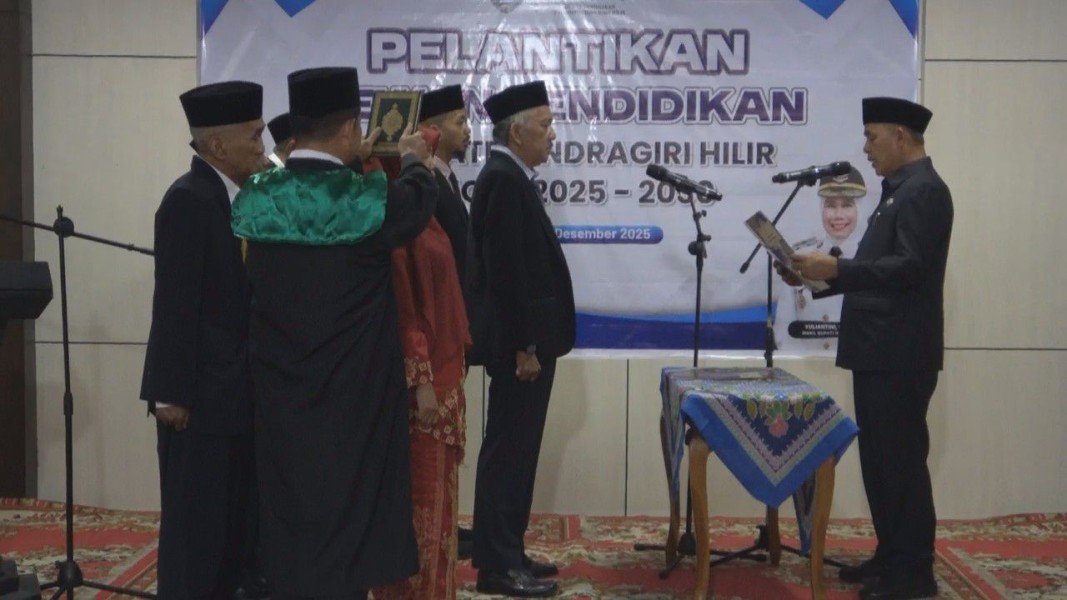 Dewan Pendidikan Inhil Periode 2025–2030 Resmi Dilantik, Perkuat Sinergi Peningkatan Mutu Pendidikan