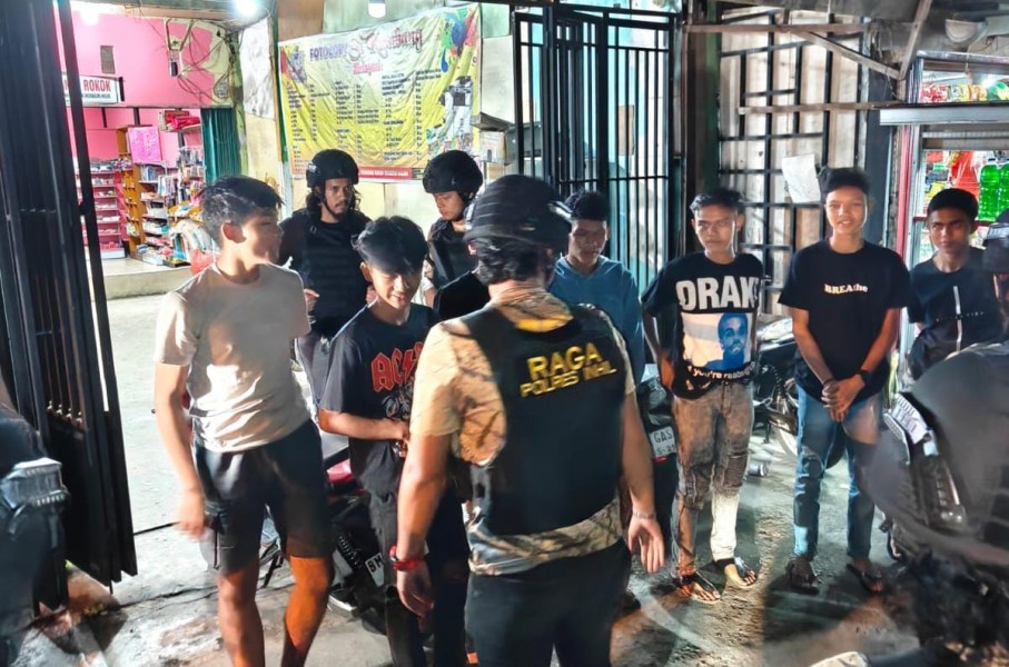 Tim Raga Polres Inhil Gelar Operasi Pemberantasan Premanisme dan Geng Motor