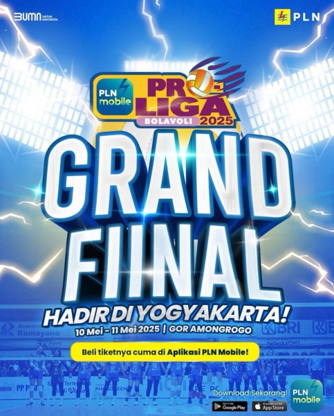 Catat Tanggalnya ! Grand Final PLN Mobile Proliga 2025 Segera Digelar di Yogyakarta