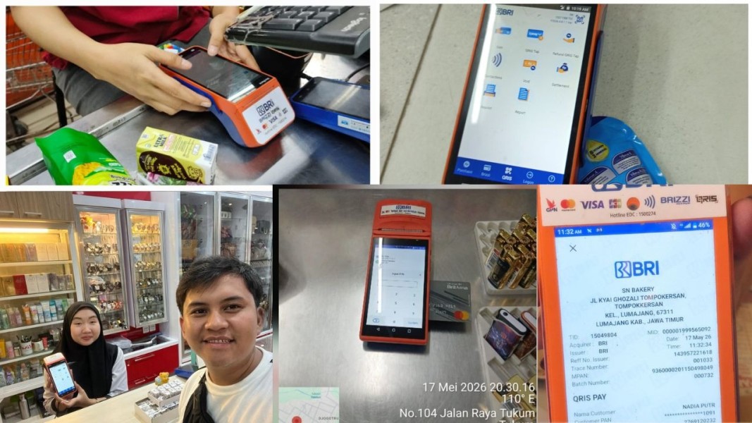 BRI Lumajang Dukung Digitalisasi Transaksi Merchant Melalui Layanan EDC