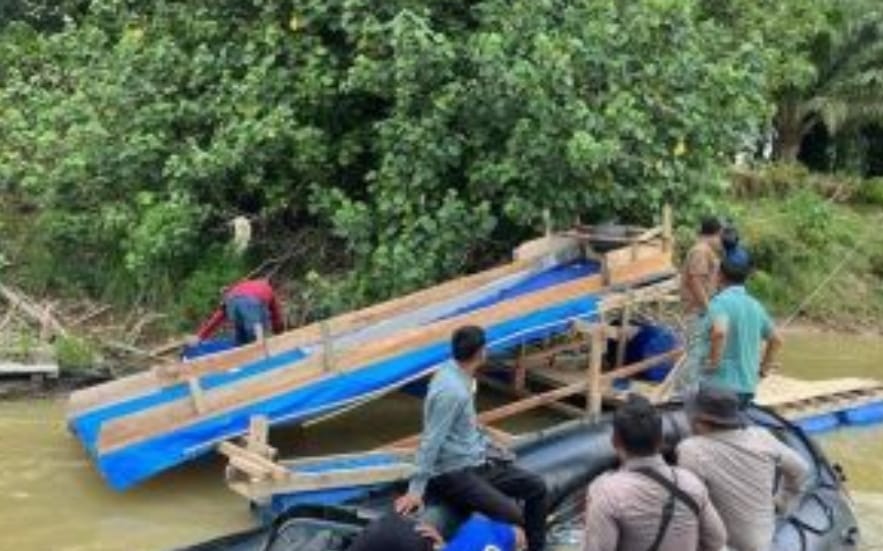 Tim Gabungan Tertibkan Penambangan Emas Ilegal di Kuansing