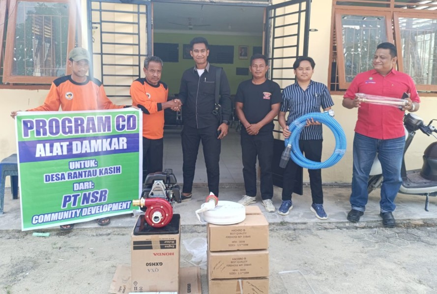 Wujudkan Kepedulian Sosial, PT NSR Salurkan Bantuan Infrastruktur hingga Kesehatan di Kampar dan Pelalawan