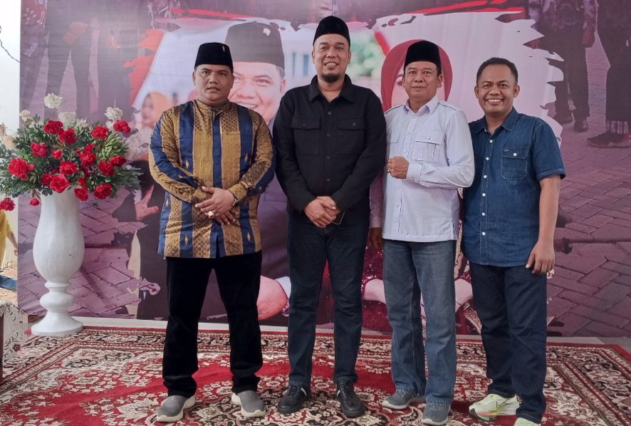Paslon Bupati Inhu Ade Hartanto-Hendrizal Hadiri Syukuran Dodi SPBU