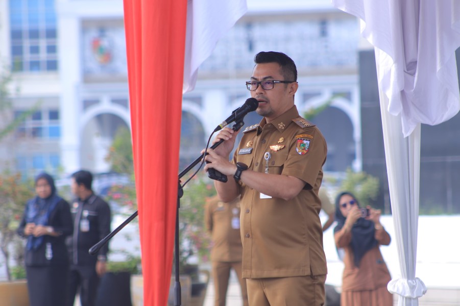 Pelantikan Presiden dan Wakil Presiden, Pj Wako: Saya Mengucapkan Selamat Kepada Presiden Prabowo Subianto dan Wakil Presiden Gibran Rakabuming Raka.