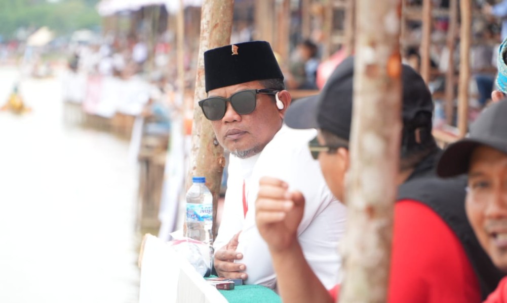 Bupati Pelalawan Hadiri Pembukaan Festival Pacu Jalur Tradisional Kuansing, Event Budaya yang Mendunia