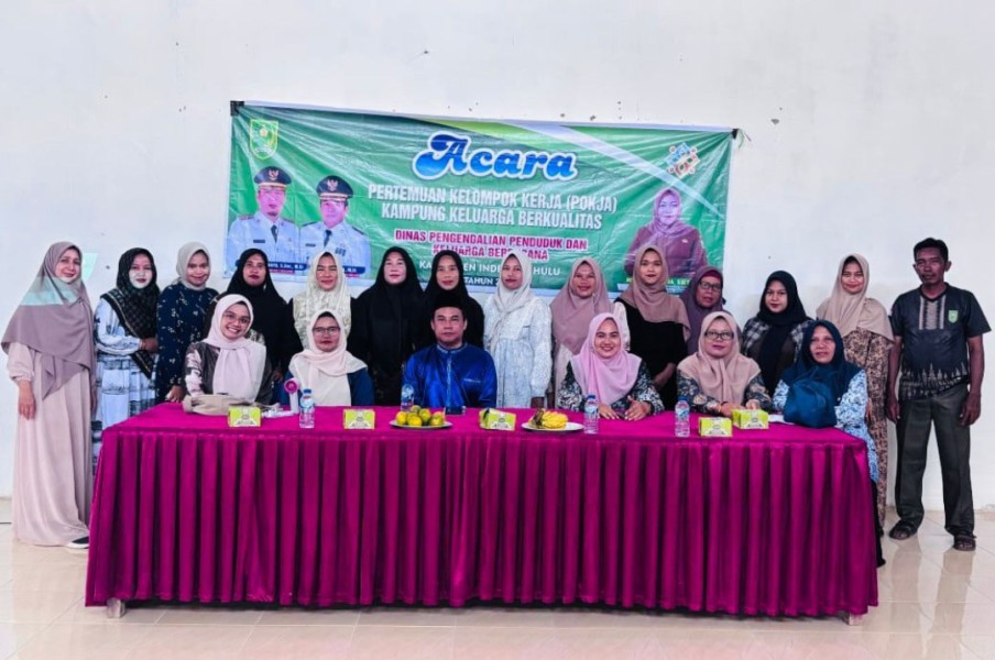 Pemdes Pauh Ranap Gelar Pertemuan Kelompok Kerja Kampung Keluarga Berkualitas Bersama DPPKB Inhu