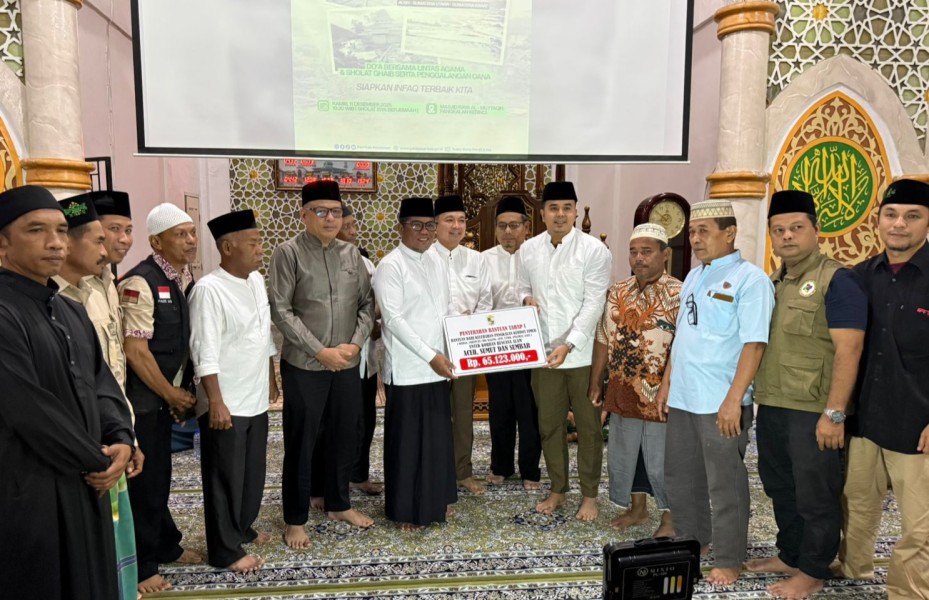 Solidaritas untuk Sumatra: Pemkab Pelalawan Gelar Salat Ghaib serta Penggalangan Dana