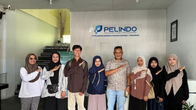 PT Pelindo Regional 1 Pekanbaru Dikunjungi Mahasiswa UIN Suska Riau, Berharap Pelindo Terus Jadi Sahabat Mahasiswa