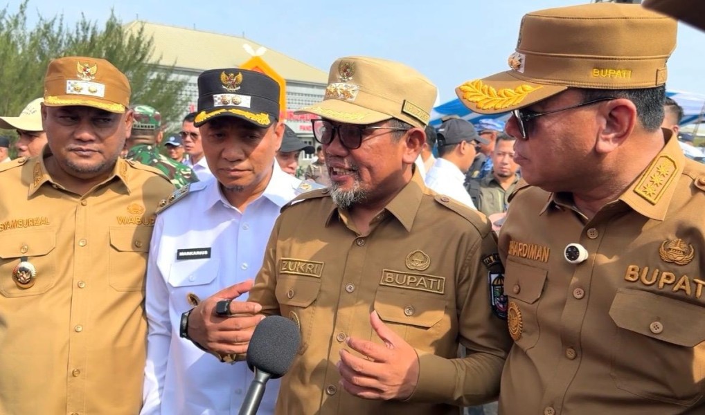 Hadiri Apel Karhutla Nasional di Pekanbaru, Bupati Zukri Perkuat Sinergi Pencegahan di Pelalawan