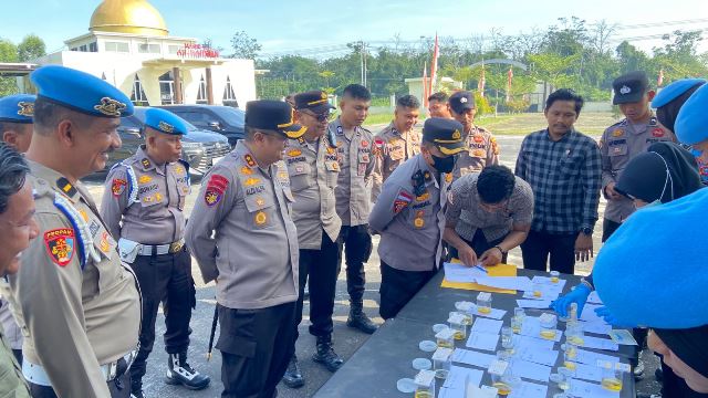 Subbid Provos Bid Propam Polda Riau Laksanakan Gaktibin Personil Polres Kep. Meranti