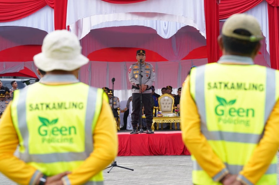 Kapolda Riau Luncurkan Green Satkamling