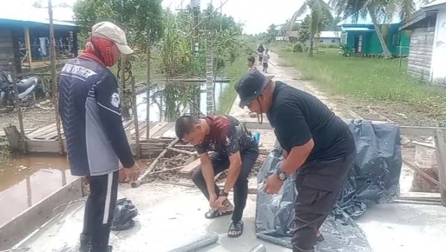 Progres Jembatan Merah Putih Presisi Tahap II  Polres Meranti Tuntas 80 Persen