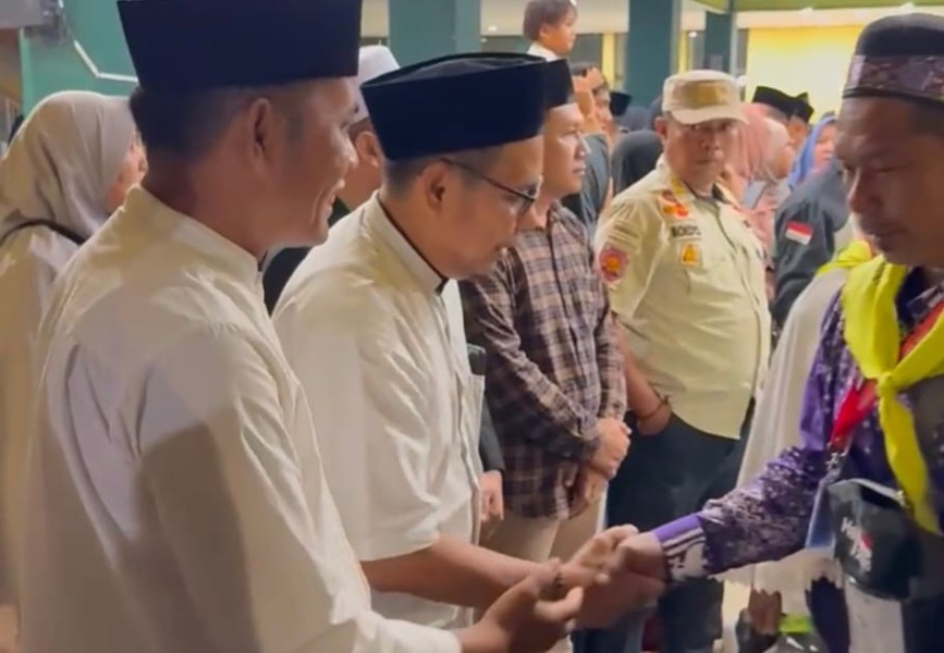 Dilepas Pj Sekda, 268 JCH Pelalawan Kloter 08 BTH Diberangkatkan ke Tanah Suci