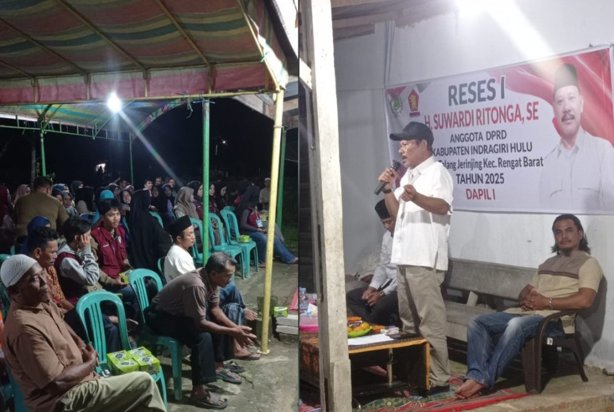Reses Anggota DPRD Inhu H Suwardi Ritonga Serap Beragam Usulan Warga untuk Perbaikan Daerah