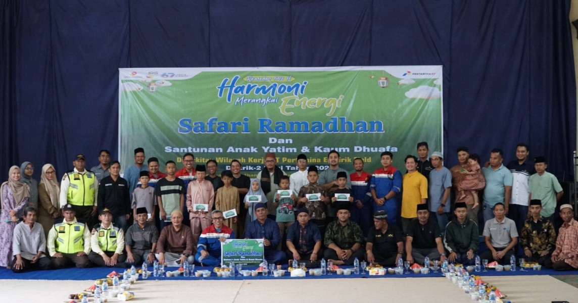 Pertamina EP Lirik Gelar Rangkaian Kegiatan Safari Ramadan di Wilayah Operasional