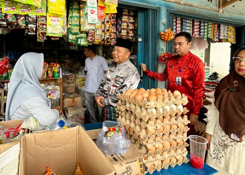 Pastikan Stok Pangan Aman Jelang Ramadan, TPID Pelalawan Sidak Distributor dan Pasar