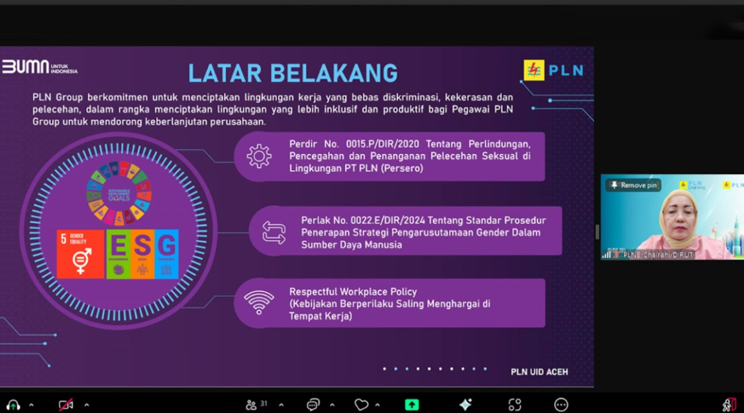 PLN Enjiniring Dukung Perubahan Budaya Kerja yang Inklusif dan Bebas Diskriminasi, Meningkatkan Kolaborasi Antar Individu di Tahun Baru 2025 untuk Mewujudkan Lingkungan Kerja yang Harmonis