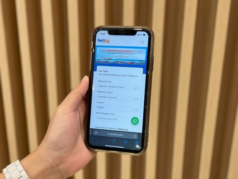 ASDP Ajak Masyarakat Pesan Tiket Ferry via Ferizy dari Sekarang