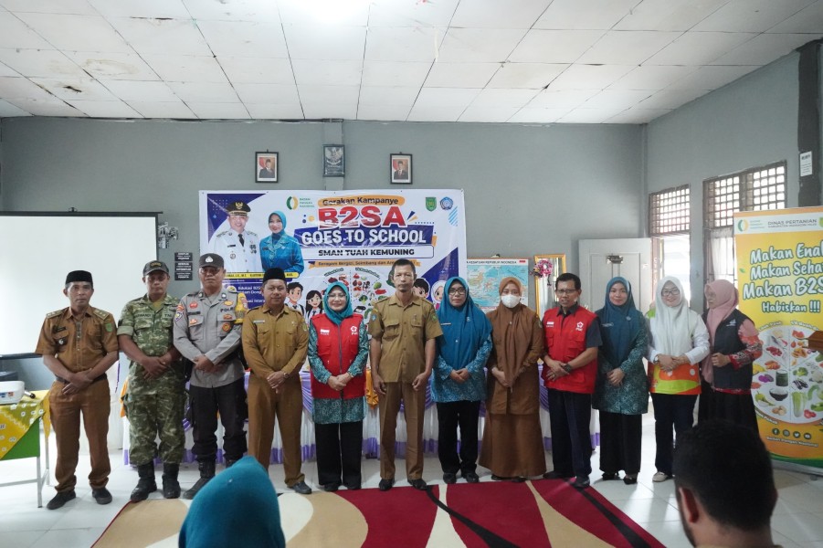 Ketua TP PKK Inhil Kampanyekan Pangan Lokal untuk Bentuk Kebiasaan Hidup Sehat Sejak Sekolah