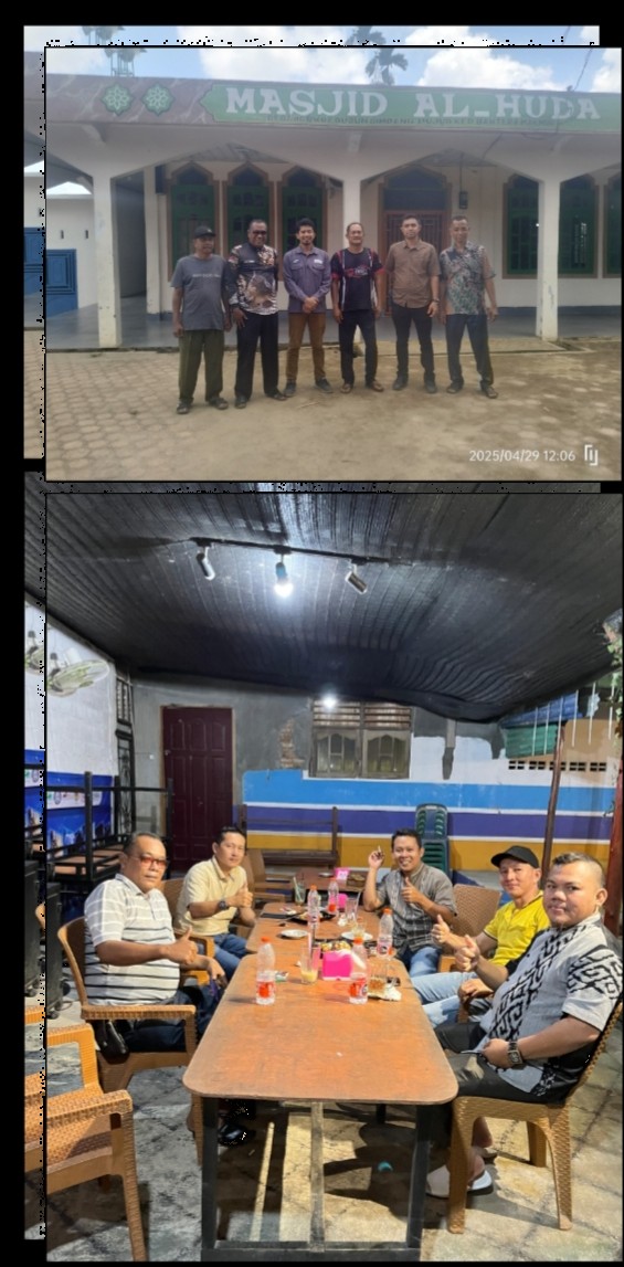 gercep manajemen PKS PT SIA  jalan lintas riau km 6 menanggapi permintaan DKM MESJID AL-HUDA.