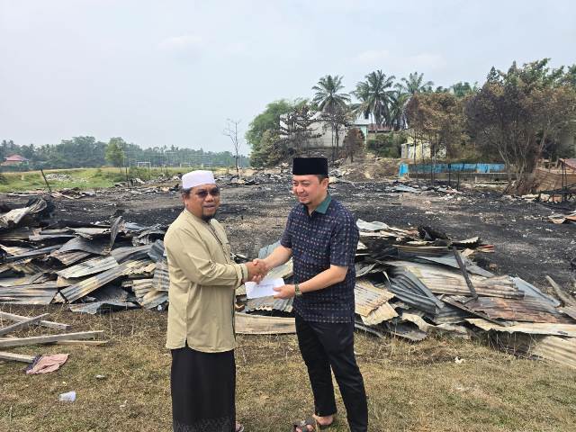 Kebakaran Hanguskan 290 Kamar Santri, Syahrul Aidi Serukan Donasi Pembangunan Ponpes Kuntu