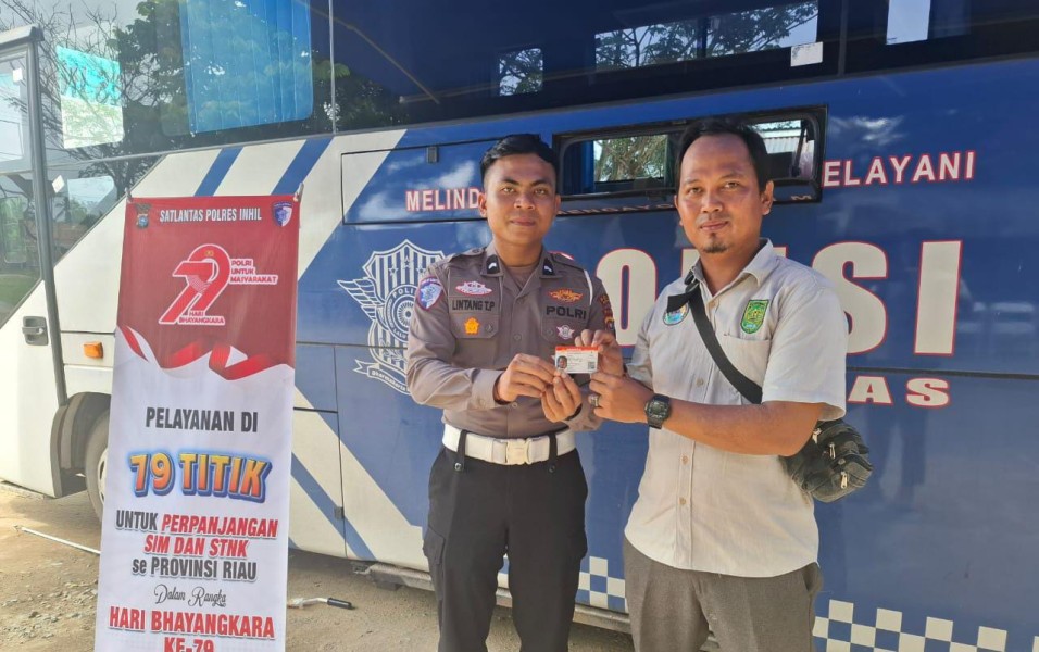 Satlantas Polres Inhil Luncurkan Pelayanan SIM Keliling