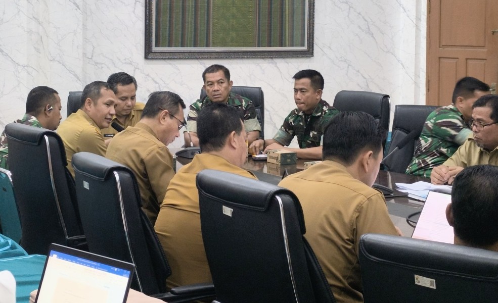 Akselerasi Pembangunan dan Perkokoh Kemanunggalan, Pelalawan Perkuat Sinergi bersama TNI