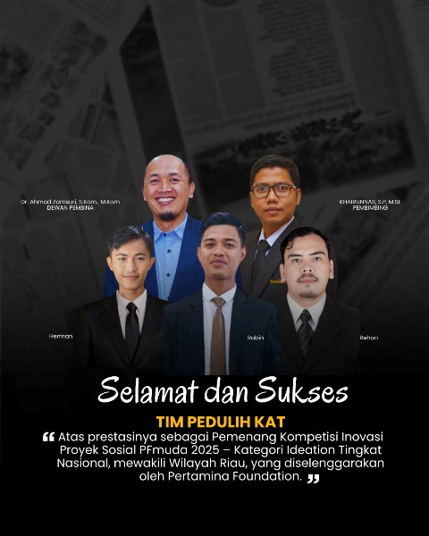Putra Inhil, Robin S.I.P dan Herman Farmi S.P Raih Prestasi Gemilang di Kompetisi Inovasi Proyek Sosial PFmuda 2025
