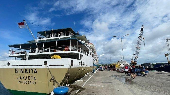 Pelabuhan Parepare Bergeliat: Keberangkatan kapal Pelni KM Binaiya Menuju Bontang Januari sampai Februari 2025