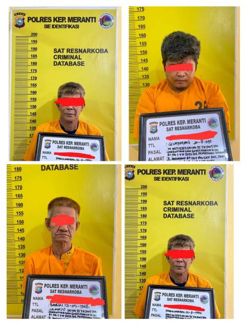 Polres Meranti Bongkar Dua Kasus Peredaran Sabu dalam Sehari, Empat Diduga Pengedar Diamankan