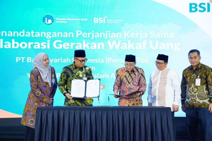 Dukung Transformasi Pendidikan Nasional, BSI dan YPI Al Azhar Luncurkan Deposito Wakaf Uang Digital