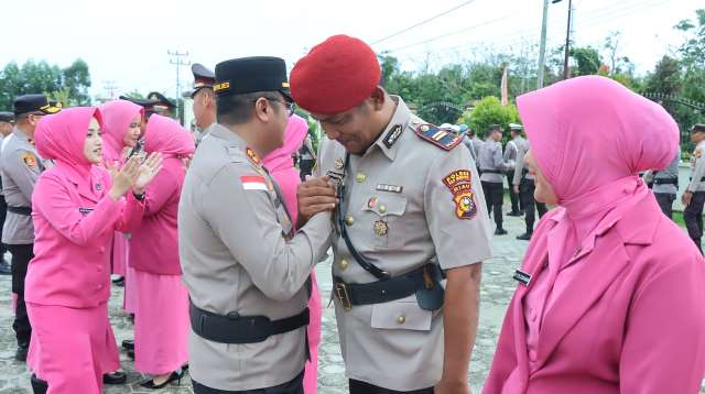 Pimpin Sertijab Tiga Pejabat Utama, Kapolres Meranti Ingatkan Jabatan adalah Amanah