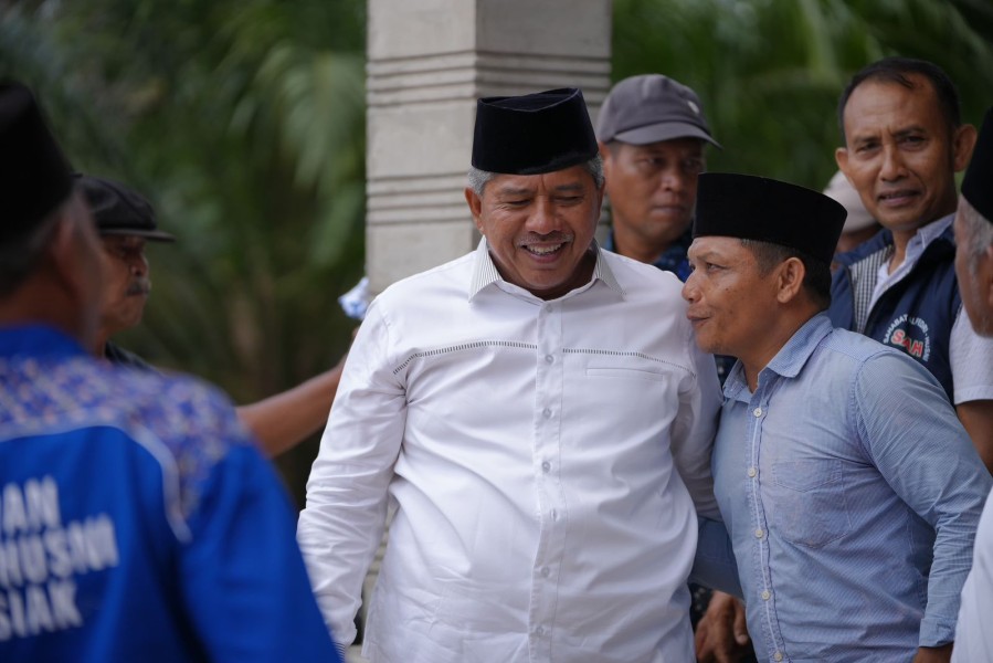 Warga Rawang Air Putih Yakin Alfedri-Husni Pimpin Siak Lagi Lima Tahun Kedepan