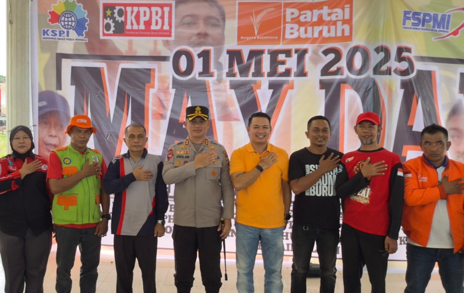 Hadiri May Day, Wakil Bupati Pelalawan Tekankan Pentingnya Kolaborasi Pekerja dan Investor