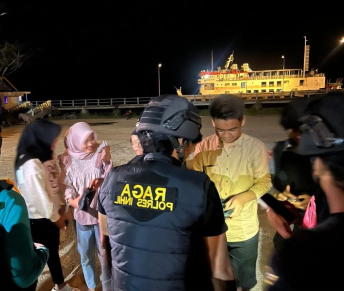 Tim RAGA Polres Inhil Optimalkan Patroli Dialogis, Antisipasi Premanisme dan Geng Motor