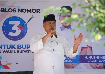 Program Siak Terang Alfedri-Husni Siap Terangi Kampung di Sungai Mandau