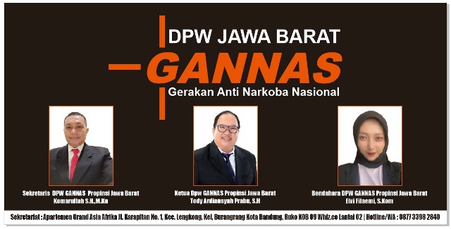 GANNAS ( Gerakan Anti Narkoba Nasional ) Dpw Jawa Barat Mendukung penuh Usulan kepala BNN, Vape Dinilai Berpotensi Jadi Media Narkotika