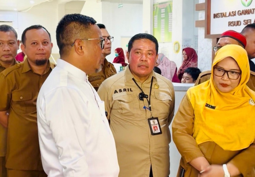 Sidak RSUD Selasih, Bupati Zukri Tegaskan Tidak Boleh Ada Diskriminasi Pasien BPJS