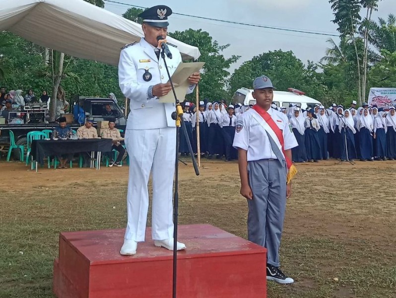 Peringatan HUT ke-80 RI di Talang Mulya Berlangsung Khidmat dan Semarak
