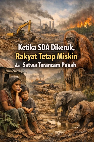 Ketika SDA Dikeruk, Rakyat Tetap Miskin dan Satwa Terancam Punah