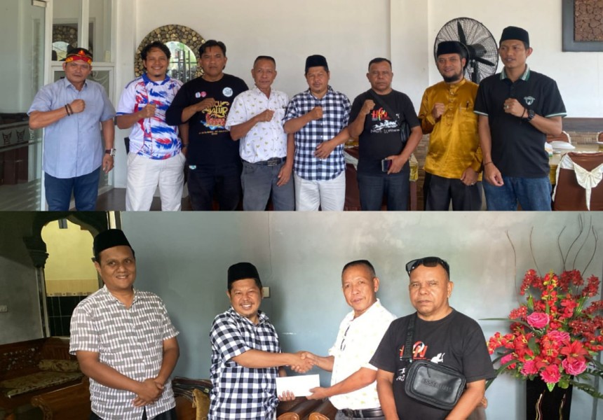 Bentuk Sinergitas, FPII Korwil Kuansing Beri Dukungan Penuh untuk Kafilah MTQ Pelalawan