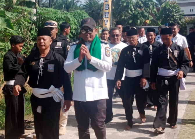 Letak Batu Pertama Padepokan PSHT, Bupati Zukri Berharap Membawa Kebaikan bagi Banyak Orang