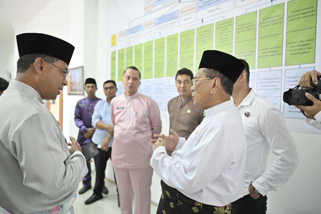 Bupati Rohil H. Bistamam Lakukan Inspeksi Mendadak