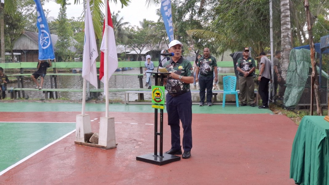 Semi Open Tournament Voli Putra Dandim 0314/Inhil Cup VII Resmi Dibuka