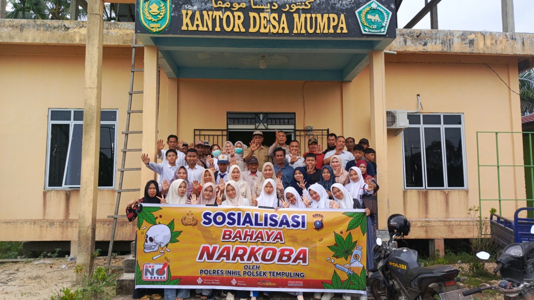 Stop Narkoba di Inhil: Polisi-Dokter Turun ke Mumpa, Generasi Tempuling Tak Boleh Rusak!