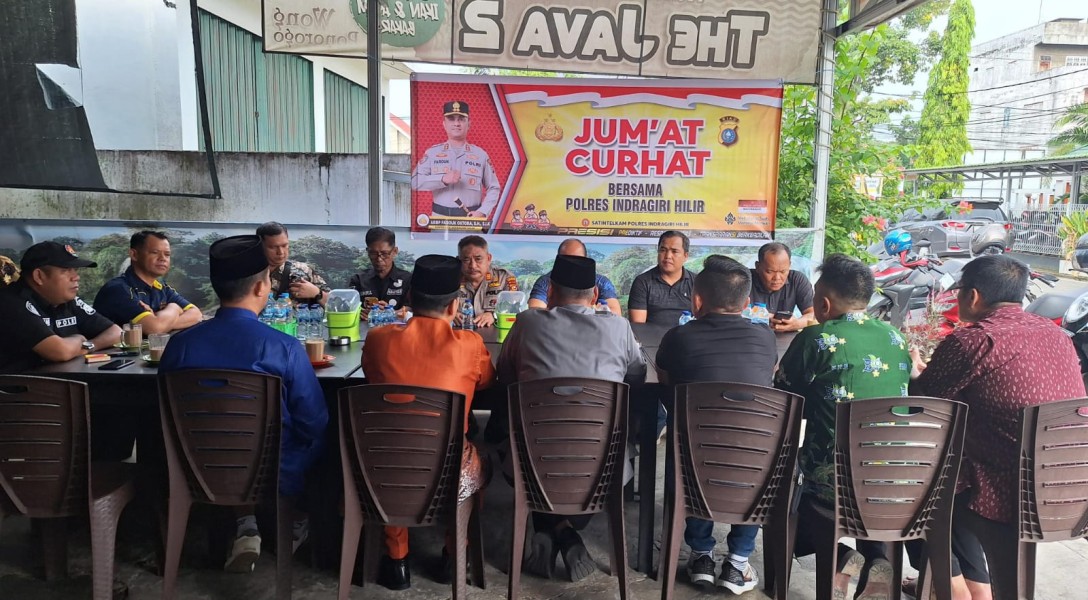 Polres Inhil Gelar Jum’at Curhat Bersama FKUB Bahas Upaya Perkuat Toleransi Antar Umat Beragama