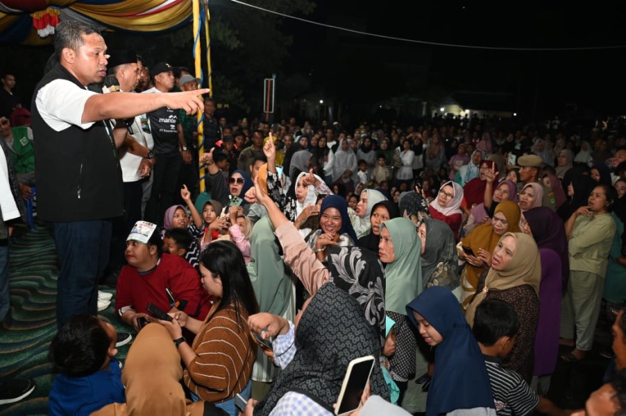 Kampanye di Pulau Kijang, Abdul Wahid Akan Tuntaskan Infrastruktur Jalan