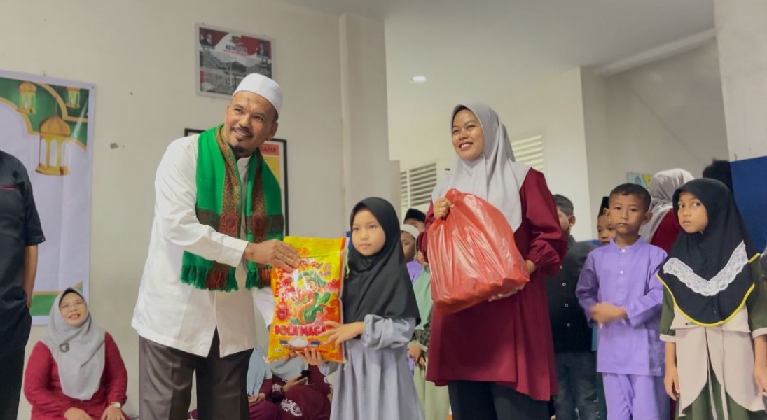 Inisiatif Positif SD 018 Sekip Hulu Rengat, Buka Puasa Bersama, Santuni Anak Yatim dan Gelar Lomba Pildacil