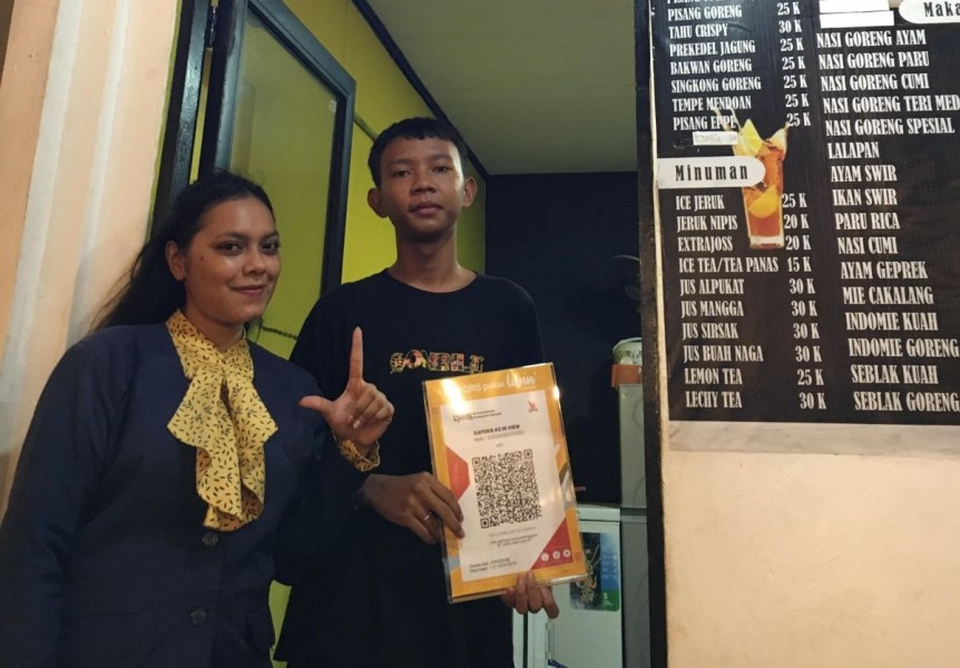 UMKM Papua Semakin Modern dengan Bantuan Livin’ Merchant dari Bank Mandiri